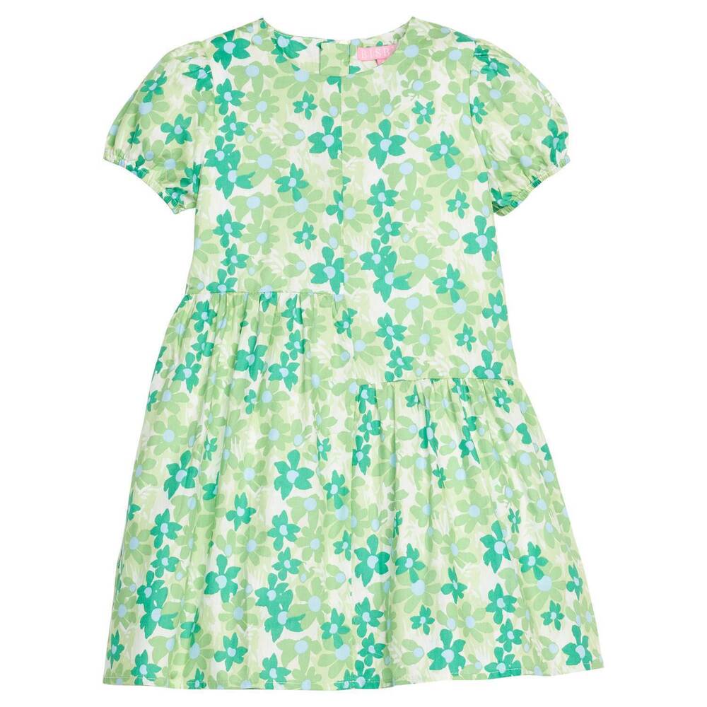 NEW BISBY kids' phillipa dress in green